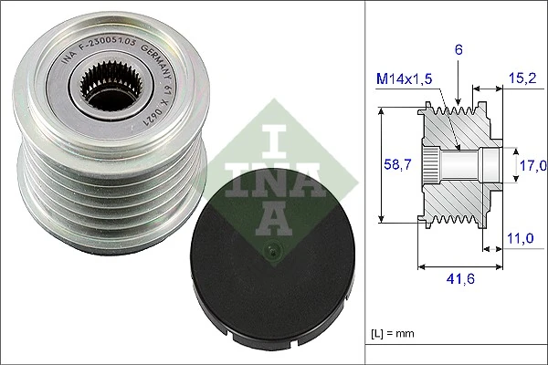 Alternator Freewheel Clutch
